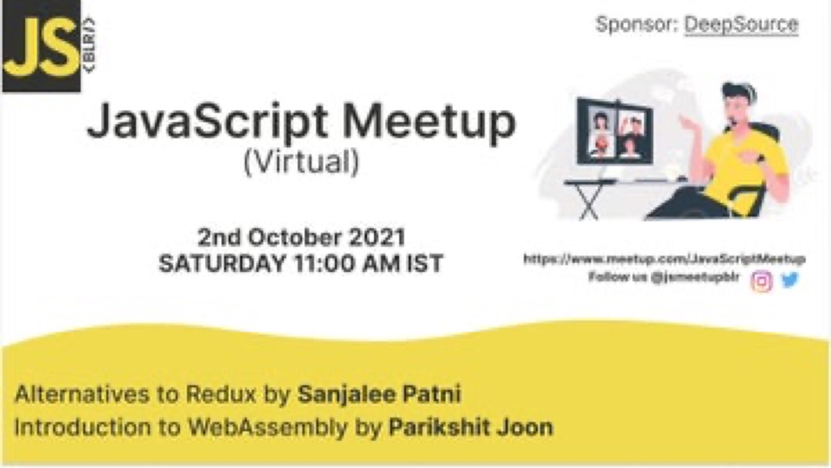 JavaScript Meetup - 2nd October 2021 — JavaScript Meetup
