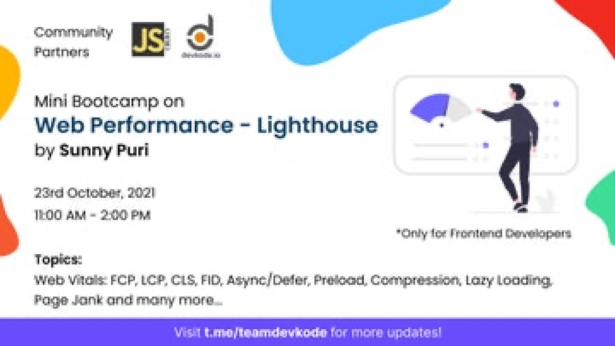 Web Performance - Lighthouse — JavaScript Meetup